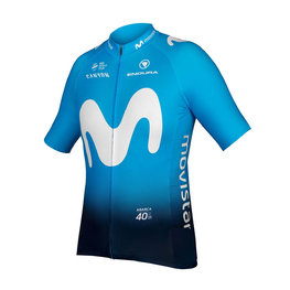 jersey de manga corta - MOVISTAR 2019 - azul/azul claro/blanco