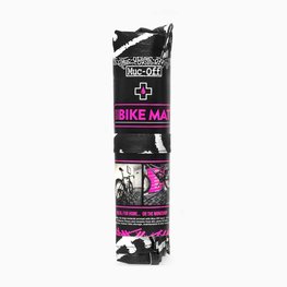 MUC-OFF alfombrilla para bici - BIKE MAT - negro/rosa/blanco