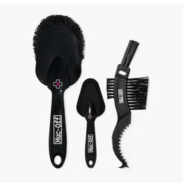 MUC-OFF juego de cepillos de limpieza - 3X BRUSH SET