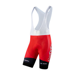 NALINI pantalones cortos de tirantes - COFIDIS 2020 - negro/rojo