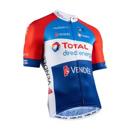 NALINI jersey de manga corta - DIRECT ENERGIE 2020 - blanco/azul/rojo