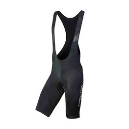NALINI pantalones cortos de tirantes - AHS SQUADRA - blanco/negro