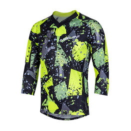 NALINI maillot de verano de manga larga - AIS HILL MTB - negro/amarillo