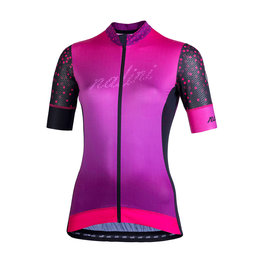 NALINI jersey de manga corta - AIS STILOSA 2.0 LADY - púrpura/negro/rosa