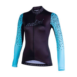 NALINI maillot de invierno de manga larga - AIS LW 2.0 LADY SMR - negro/azul