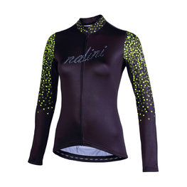 NALINI maillot de invierno de manga larga - AIS LW 2.0 LADY SMR - negro/amarillo