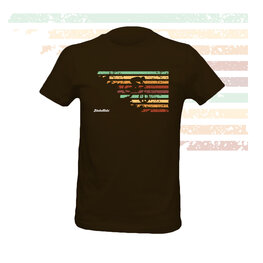 NU. BY HOLOKOLO Camiseta de manga corta - DETERMINED - marrón