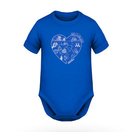 bodies para niños - BABY CYCLING LOVER - azul