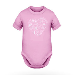 bodies para niños - BABY CYCLING LOVER - rosa