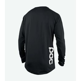 POC maillot de verano de manga larga - ESSENTIAL DH - negro