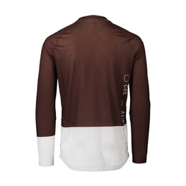 POC maillot de verano de manga larga - MTB PURE - marrón/blanco