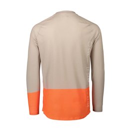 POC maillot de verano de manga larga - MTB PURE - marrón/naranja