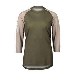 POC jersey de manga corta - MTB PURE 3/4 LADY - beige/verde