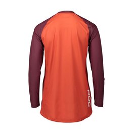 POC maillot de verano de manga larga - MTB PURE LADY - granate/naranja