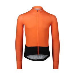 POC maillot de verano de manga larga - ESSENTIAL ROAD - naranja/negro