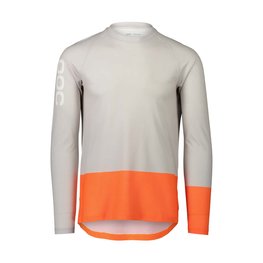 POC maillot de verano de manga larga - MTB PURE - gris/naranja