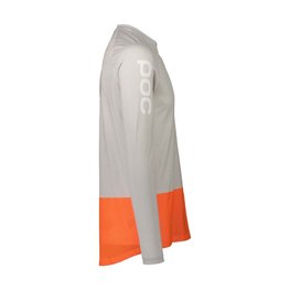 POC maillot de verano de manga larga - MTB PURE - gris/naranja