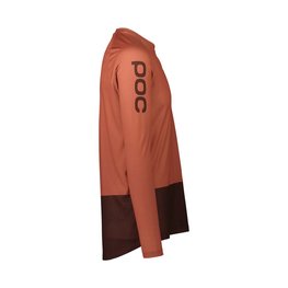 POC maillot de verano de manga larga - MTB PURE - marrón/naranja