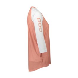POC jersey de manga corta - MTB PURE 3/4 LADY - blanco/rosa