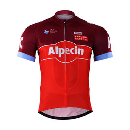 jersey de manga corta - KATUSHA 2017 - granate/rojo