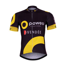 jersey de manga corta - DIRECT ENERGIE 2017 - negro/amarillo