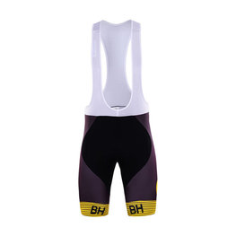 BONAVELO pantalones cortos de tirantes - DIRECT ENERGIE 2017 - amarillo/negro