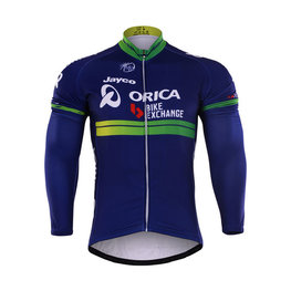 maillot de invierno de manga larga - ORICA 2017 WINTER - azul