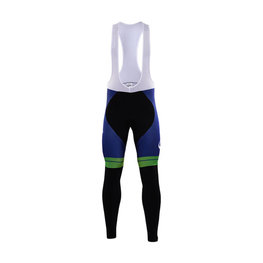 pantalones largos con tirantes - ORICA 2017 WINTER - azul/negro