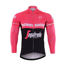 maillot de invierno de manga larga - TREK ROSE WINTER - negro/rosa