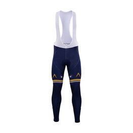 pantalones largos con tirantes - AQUA BLUE 2017 WNT - dorado/azul