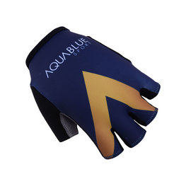 guantes de dedos cortos - AQUA BLUE 2017 - dorado/azul