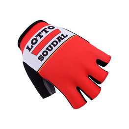 guantes de dedos cortos - LOTTO 2017 - granate/rojo