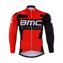 maillot de verano de manga larga - BMC 2017 SUMMER - negro/rojo