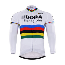 maillot de verano de manga larga - BORA UCI 2017 SUMMER - blanco/multicolor