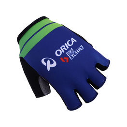 guantes de dedos cortos - ORICA 2017 - azul/verde