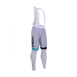 pantalones largos con tirantes - BORA UCI 2017 WINTER - blanco