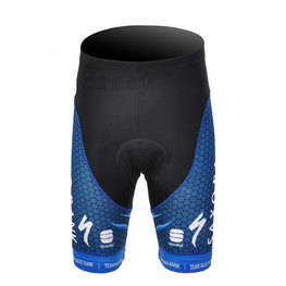 pantalones cortos sin tirantes - SAXO BANK 2012 - negro/azul