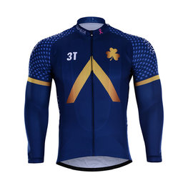 maillot de invierno de manga larga - AQUA BLUE 2018 WNT - azul/dorado