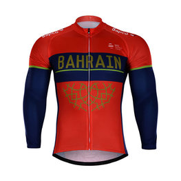 maillot de invierno de manga larga - B. MERIDA 2018 WNT - azul/rojo