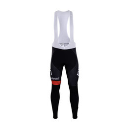pantalones largos con tirantes - BMC 2018 WINTER - rojo/negro