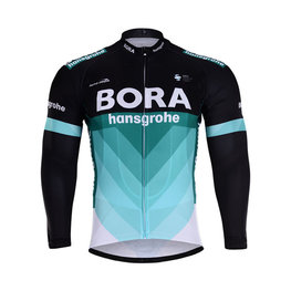 maillot de invierno de manga larga - BORA 2018 WINTER - negro/verde