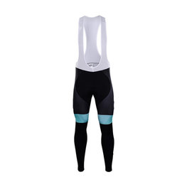 pantalones largos con tirantes - BORA 2018 WINTER - verde/negro