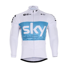 maillot de invierno de manga larga - SKY 2018 WINTER - blanco/azul claro