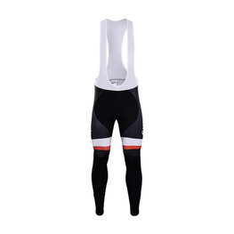 pantalones largos con tirantes - SUNWEB 2018 WINTER - blanco/negro