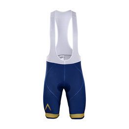 BONAVELO pantalones cortos de tirantes - AQUA BLUE 2018 - dorado/azul