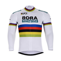 maillot de verano de manga larga - BORA UCI 2018 SUMMER - blanco/multicolor