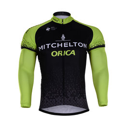 maillot de verano de manga larga - ORICA 2018 SUMMER - verde/negro