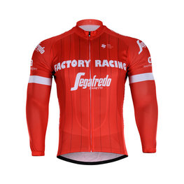 maillot de verano de manga larga - TREK 2018 SUMMER - rojo