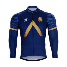 maillot de verano de manga larga - AQUA BLUE 2018 SMR - azul/dorado