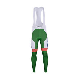 BONAVELO pantalones largos con tirantes - BARDIANI 2018 SUMMER - blanco/naranja/verde